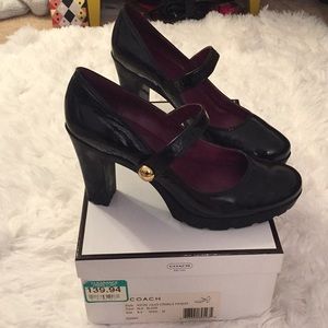 Coach Patent Leather Maryjane Heels